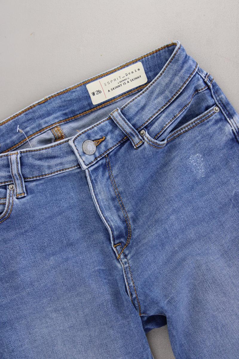 Esprit 7/8 Jeans Gr. W26 blau aus Baumwolle