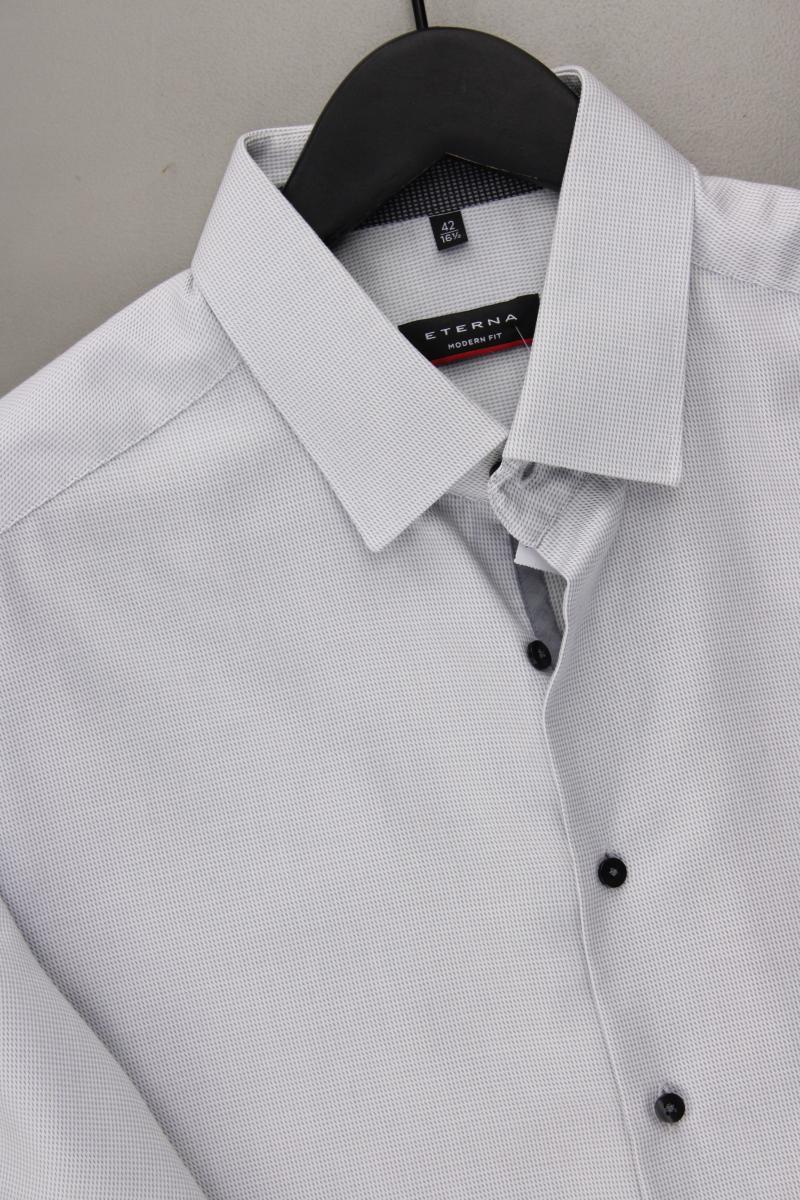 Eterna Kurzarmhemd für Herren Gr. Hemdgröße 42 neuwertig grau