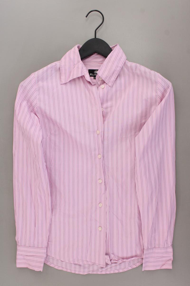 Ben Sherman Langarmbluse Gr. S gestreift rosa