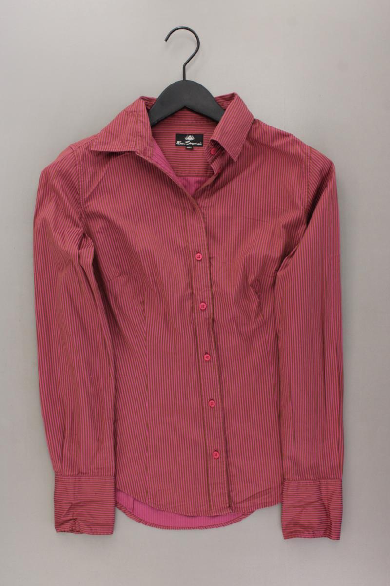 Ben Sherman Langarmbluse Gr. S gestreift rosa aus Baumwolle