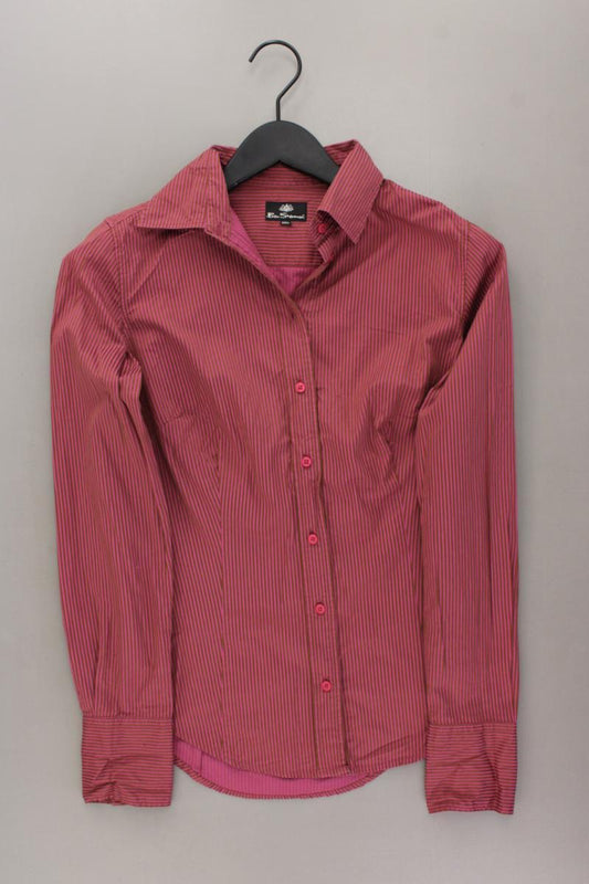 Ben Sherman Langarmbluse Gr. S gestreift rosa aus Baumwolle