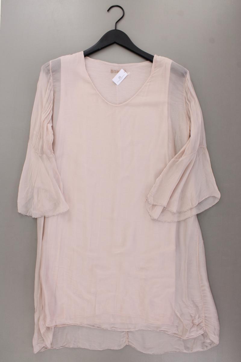 Kleid mit Seide Gr. M 3/4 Ärmel rosa aus Viskose
