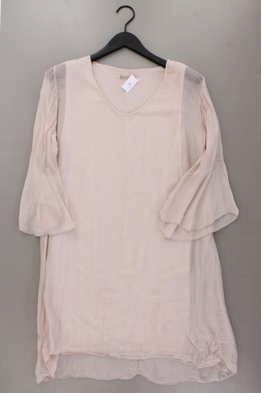Kleid mit Seide Gr. M 3/4 Ärmel rosa aus Viskose