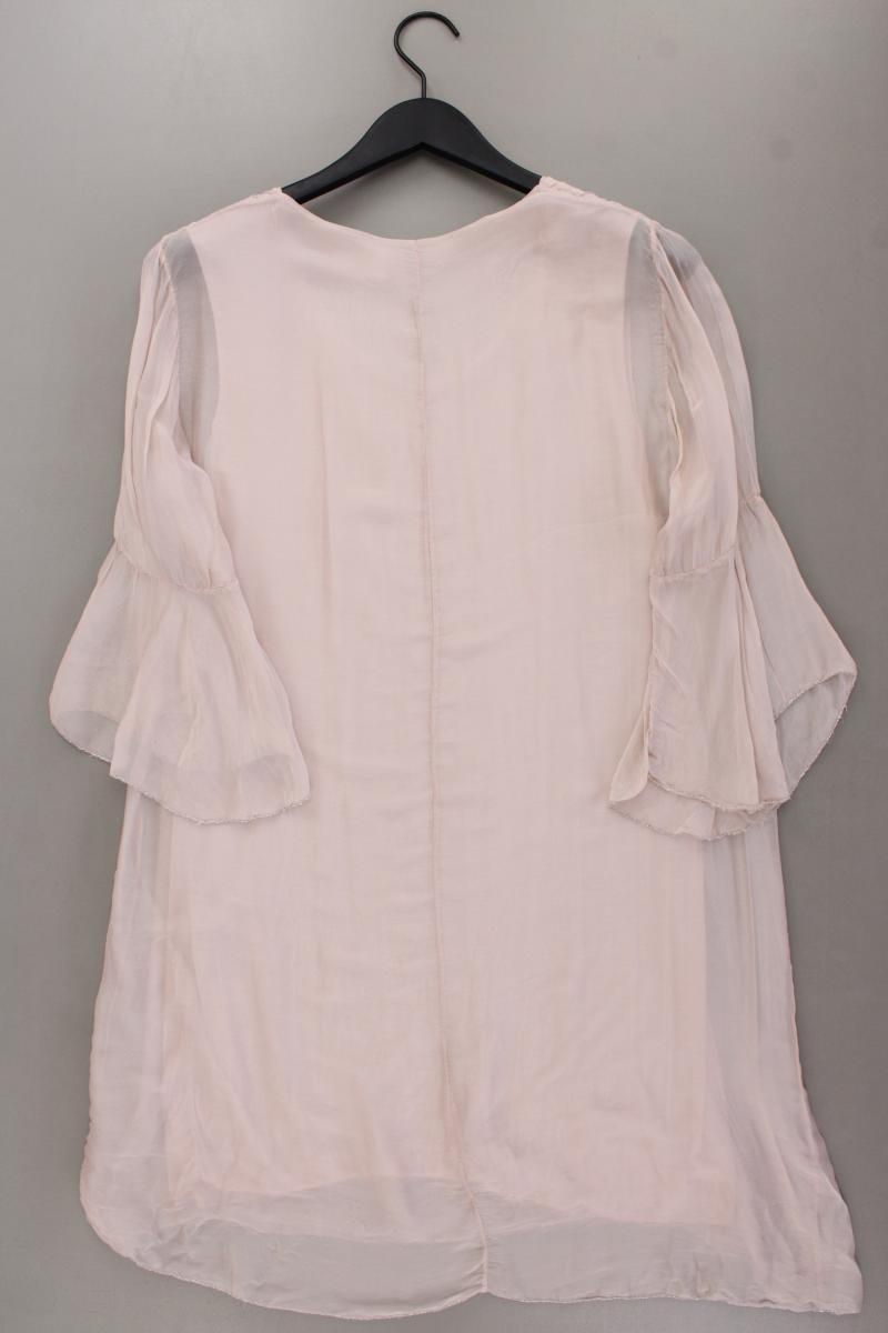 Kleid mit Seide Gr. M 3/4 Ärmel rosa aus Viskose