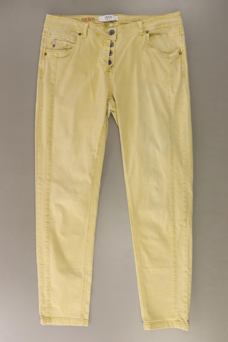 Cecil Hose Gr. W32 Modell Hailey gelb aus Baumwolle