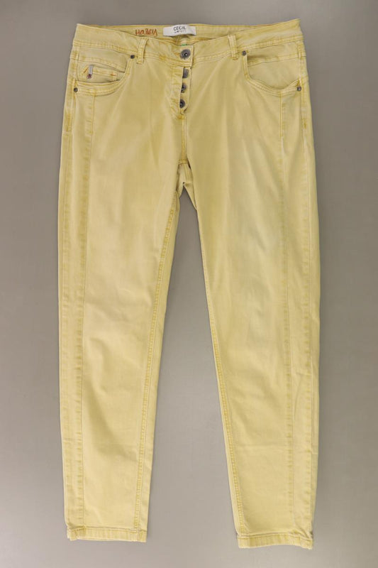 Cecil Hose Gr. W32 Modell Hailey gelb aus Baumwolle