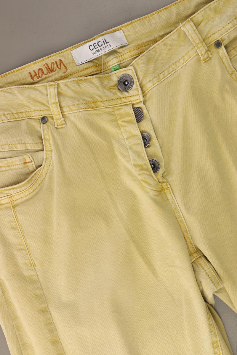 Cecil Hose Gr. W32 Modell Hailey gelb aus Baumwolle