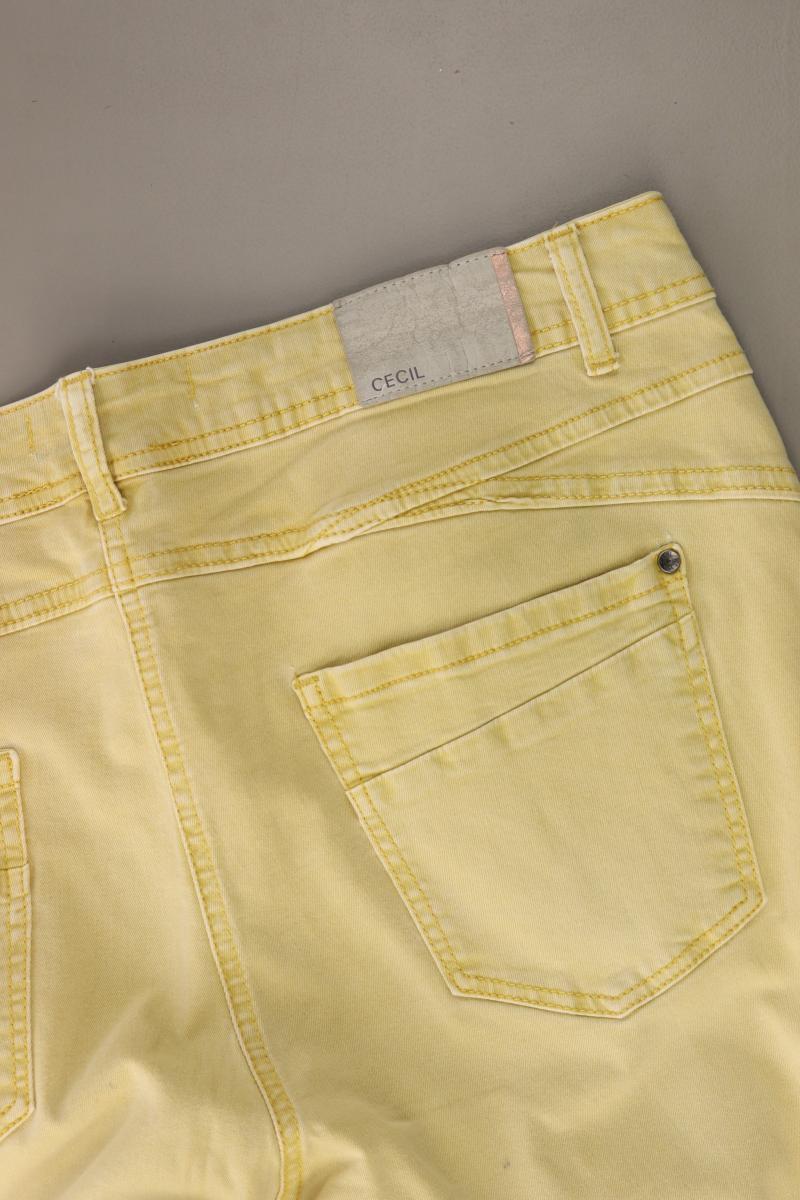 Cecil Hose Gr. W32 Modell Hailey gelb aus Baumwolle