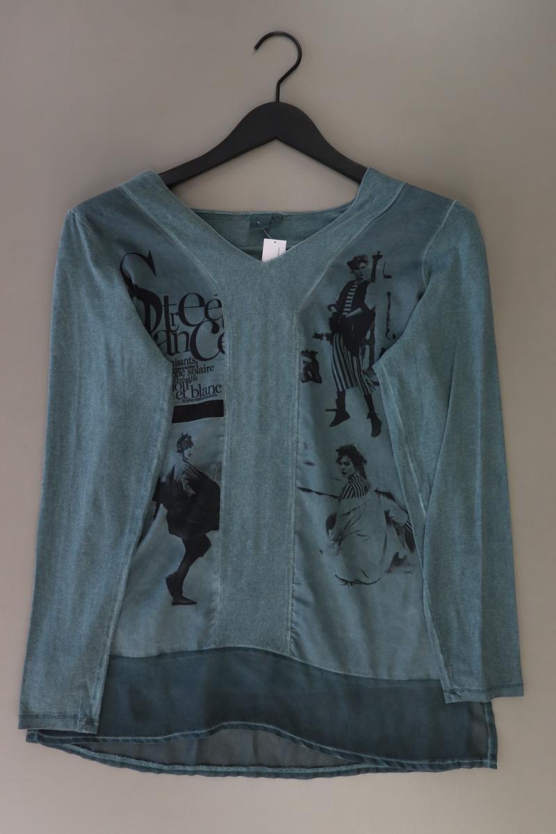 Liberty Longsleeve-Shirt Gr. M Langarm blau aus Polyester