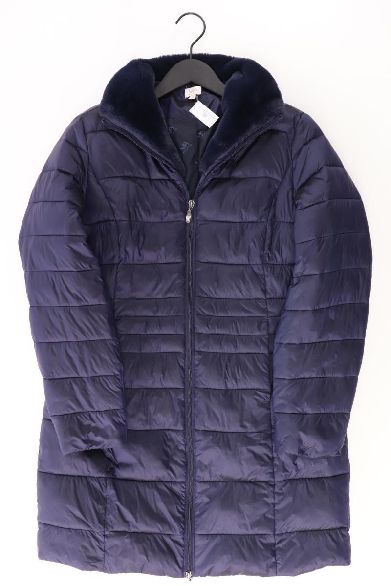 VA Milano Wintermantel Gr. 38 blau aus Polyamid