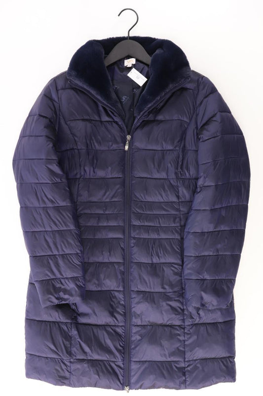 VA Milano Wintermantel Gr. 38 blau aus Polyamid