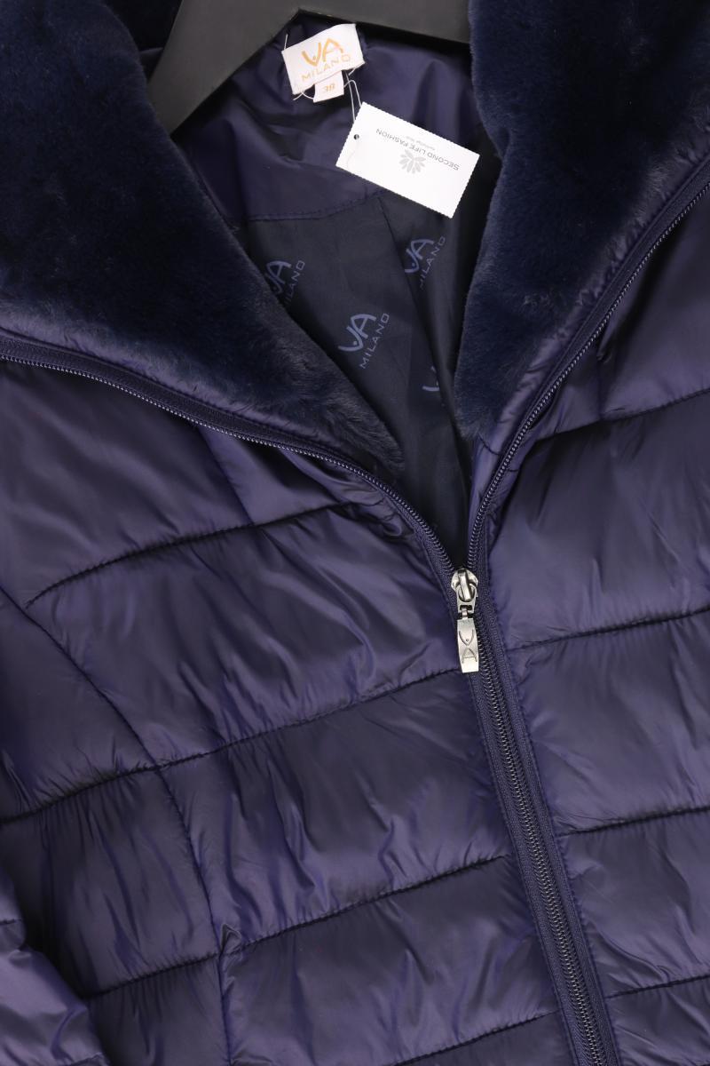 VA Milano Wintermantel Gr. 38 blau aus Polyamid