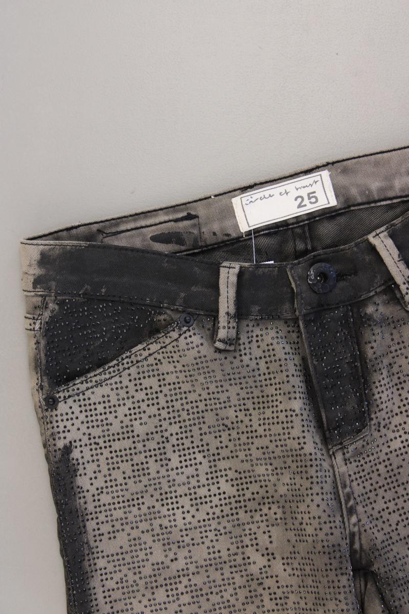 Circle of Trust Skinny Jeans Gr. W25 grau aus Baumwolle