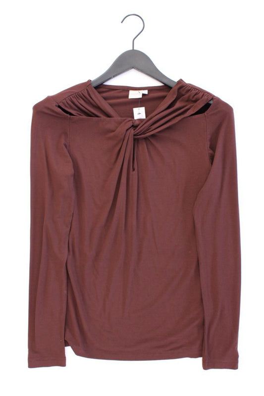 Sienna Longsleeve-Shirt Gr. S Langarm braun aus Viskose