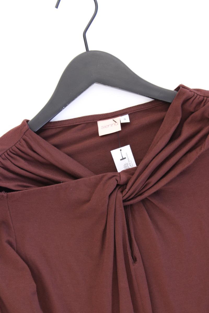 Sienna Longsleeve-Shirt Gr. S Langarm braun aus Viskose