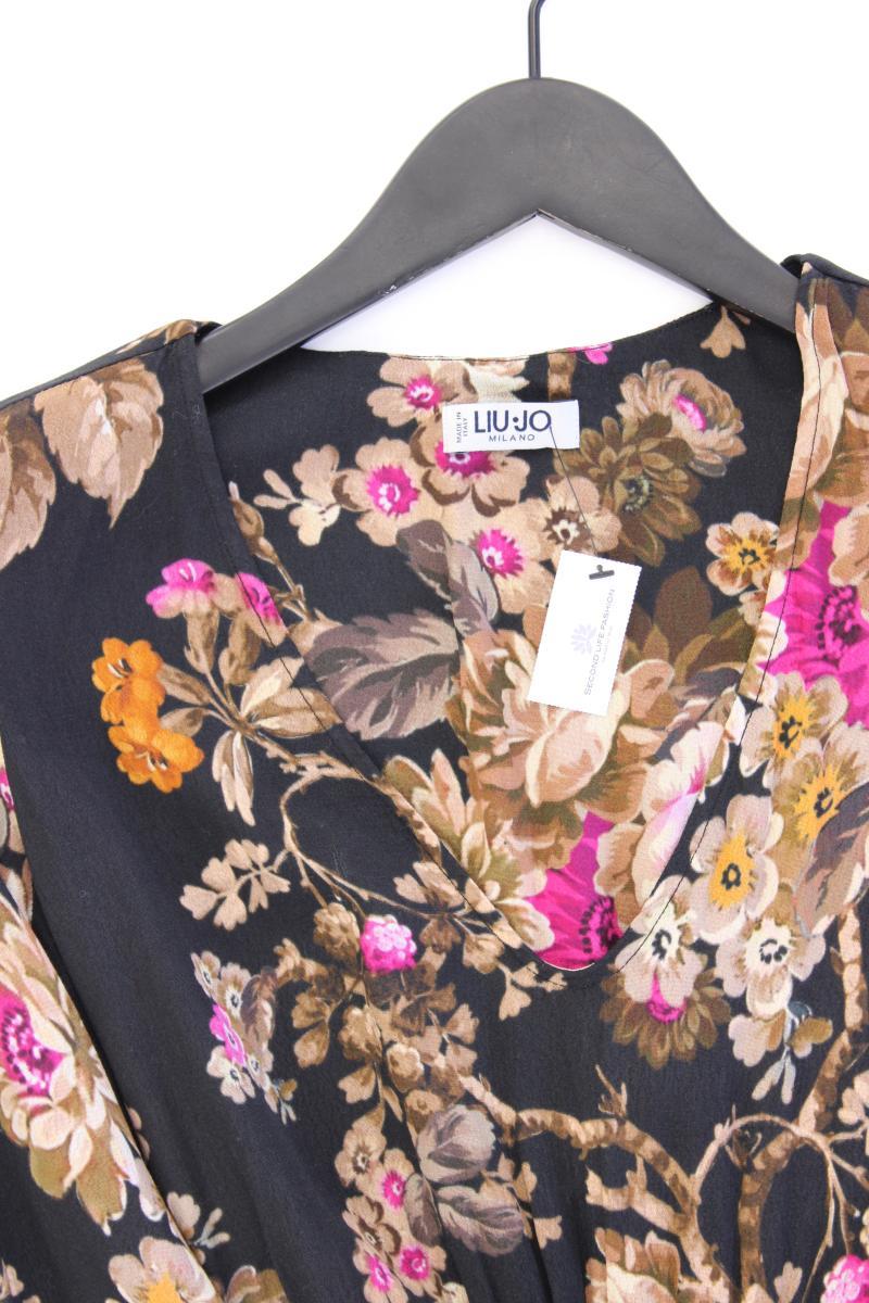 Liu Jo Langarmkleid Gr. 40 mit Blumenmuster mehrfarbig aus Viskose