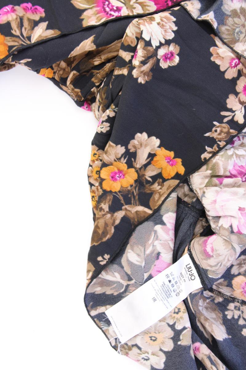 Liu Jo Langarmkleid Gr. 40 mit Blumenmuster mehrfarbig aus Viskose
