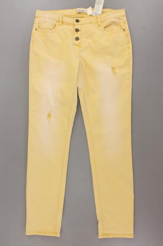 Linea Tesini Five-Pocket-Hose Gr. 38 neu mit Etikett gelb aus Baumwolle