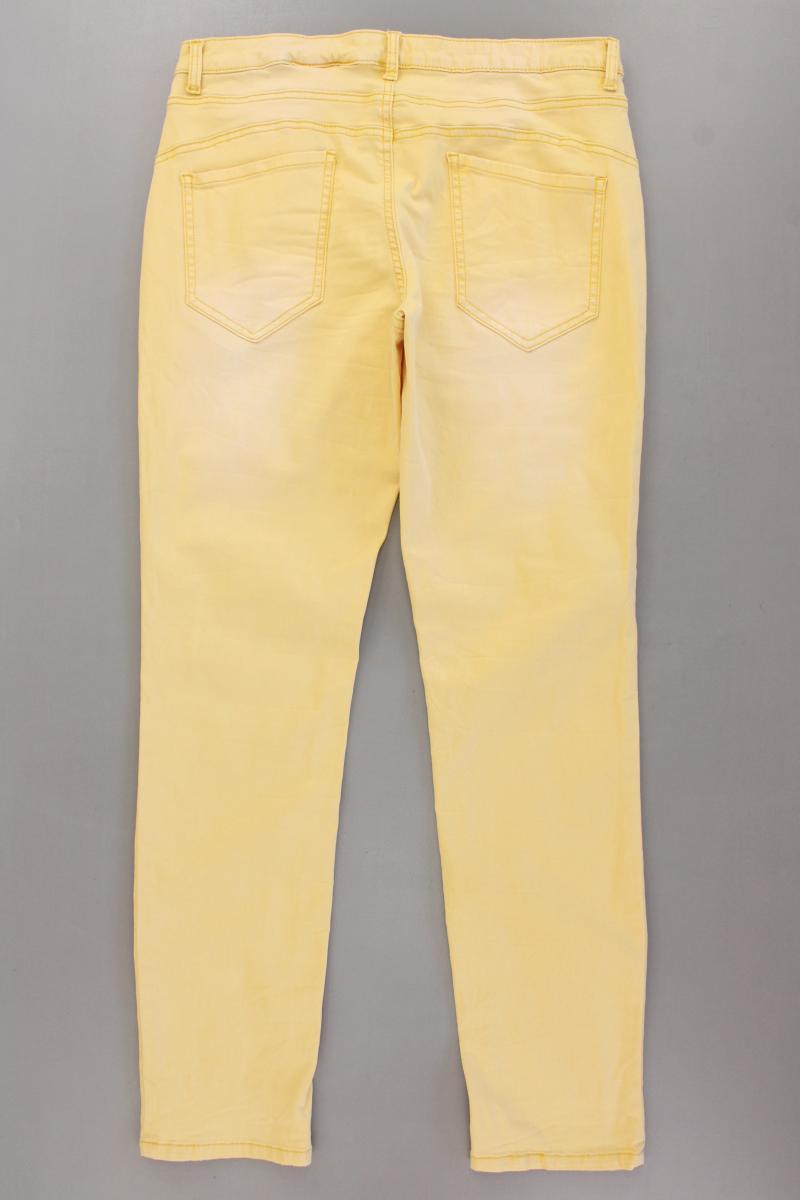 Linea Tesini Five-Pocket-Hose Gr. 38 neu mit Etikett gelb aus Baumwolle