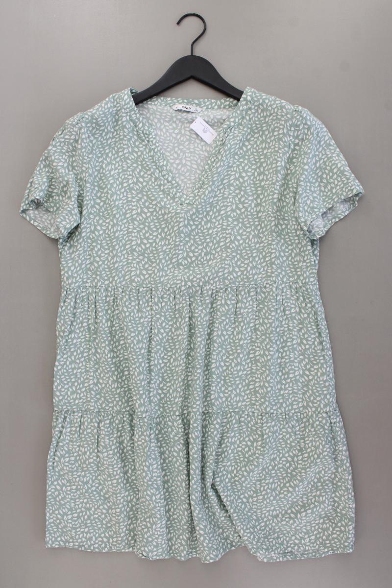 Only Sommerkleid Gr. L Kurzarm grün