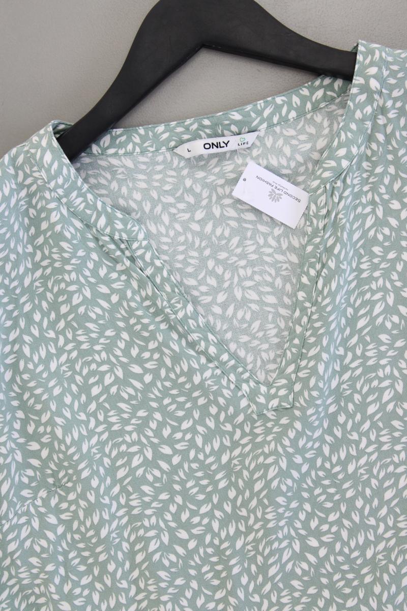 Only Sommerkleid Gr. L Kurzarm grün