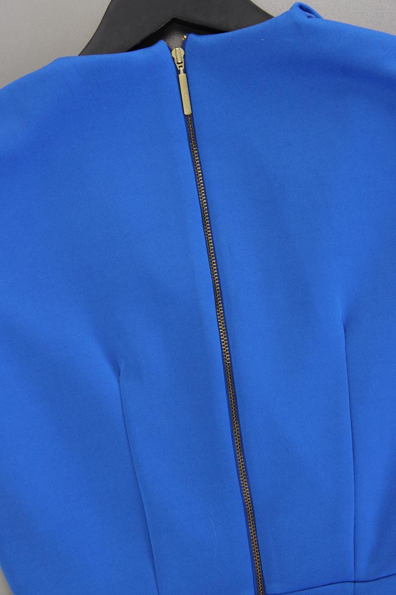 Closet. Bleistiftkleid Gr. UK 12 (M) Kurzarm blau aus Polyester