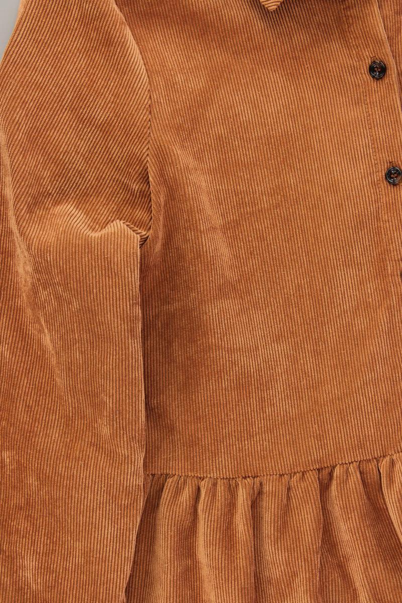 Vero Moda Cordkleid Gr. L Langarm braun aus Polyester