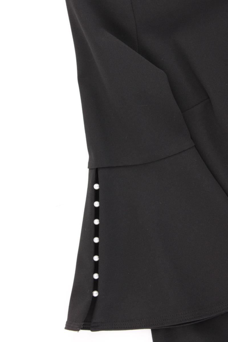 Calvin Klein Abendkleid Gr. UK 8 (S) neuwertig 3/4 Ärmel schwarz aus Polyester