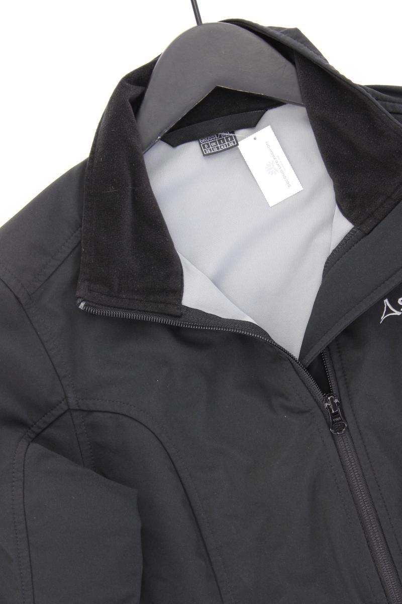 Schöffel Softshelljacke Gr. 36 schwarz aus Polyester