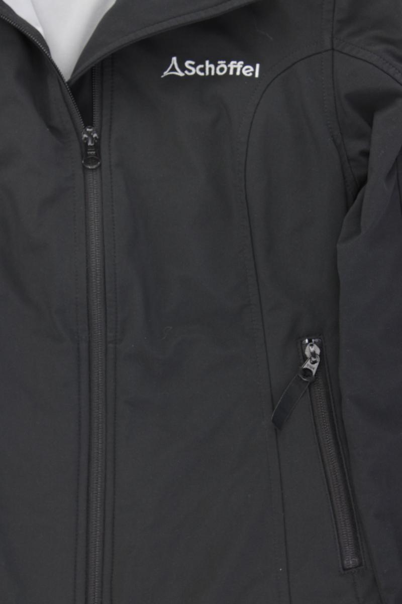 Schöffel Softshelljacke Gr. 36 schwarz aus Polyester