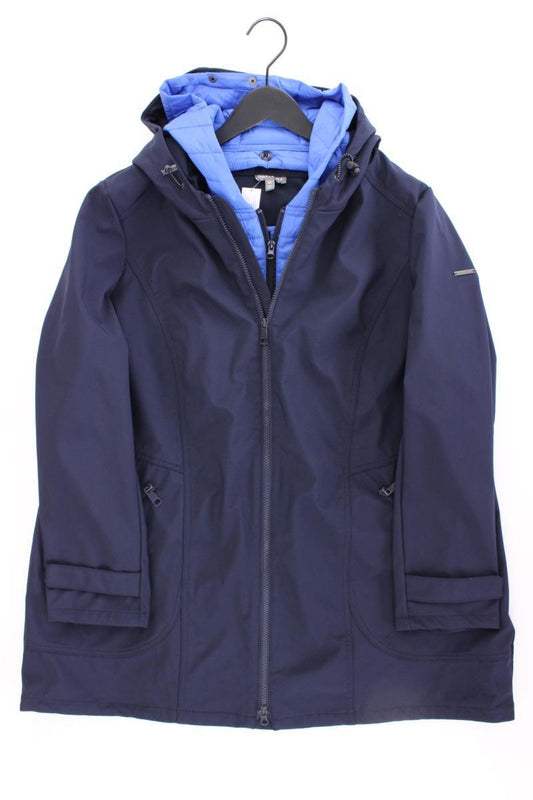 Gina Laura Kapuzenjacke Gr. XXL neuwertig blau aus Polyester