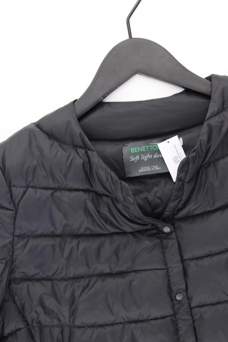Benetton Daunenjacke Gr. 38 schwarz aus Polyamid