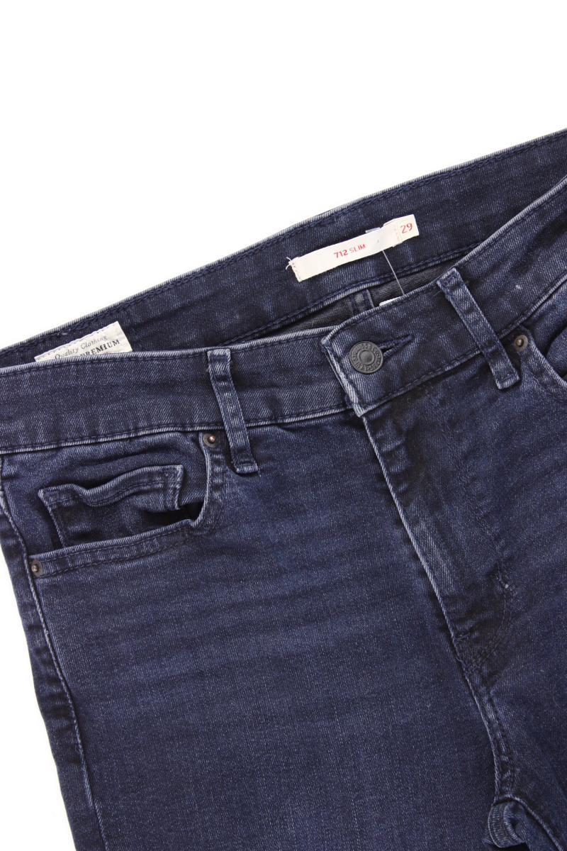 Levi's Skinny Jeans Gr. W29/L30 blau aus Baumwolle
