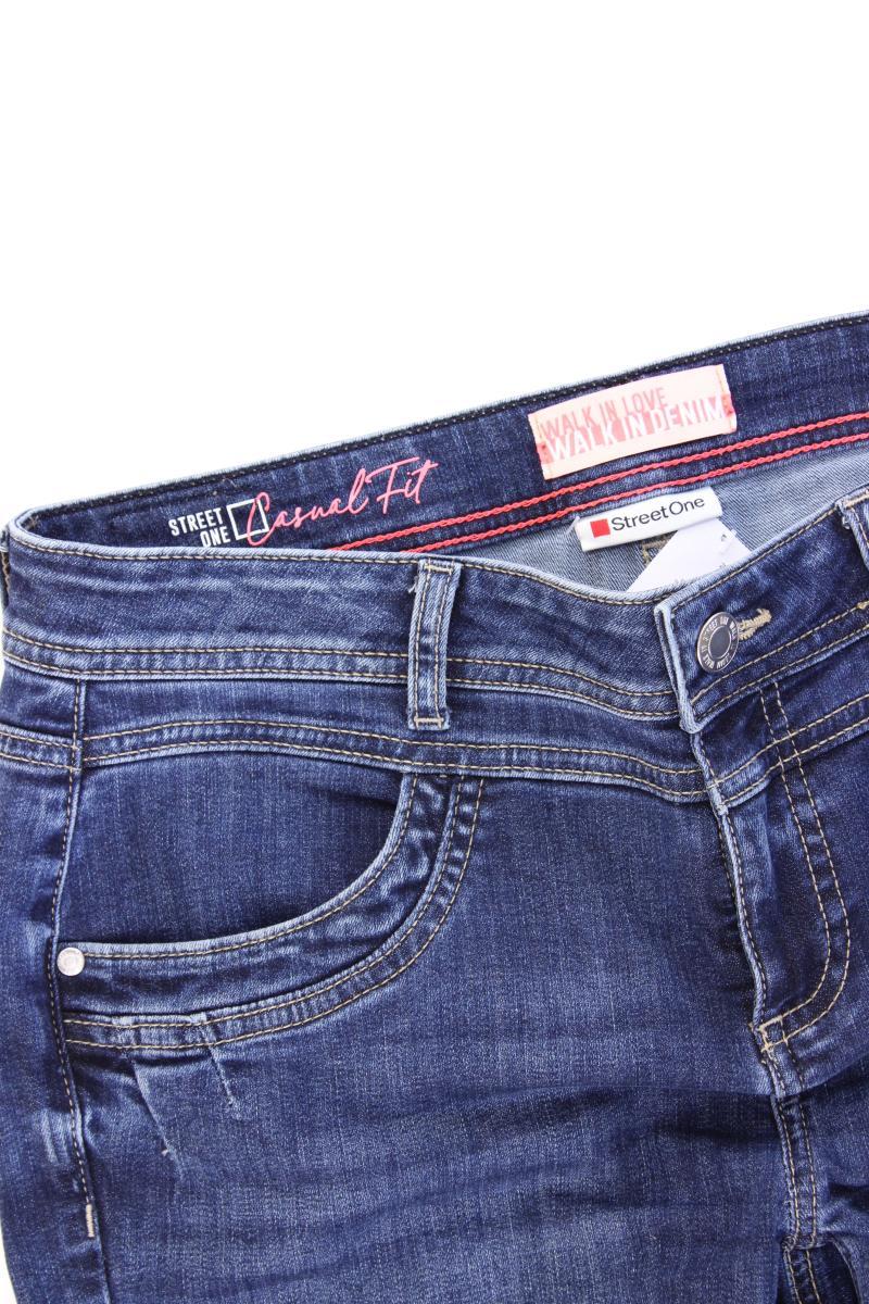 Street One Jeansshorts Gr. W29 neuwertig Modell Jane blau aus Baumwolle
