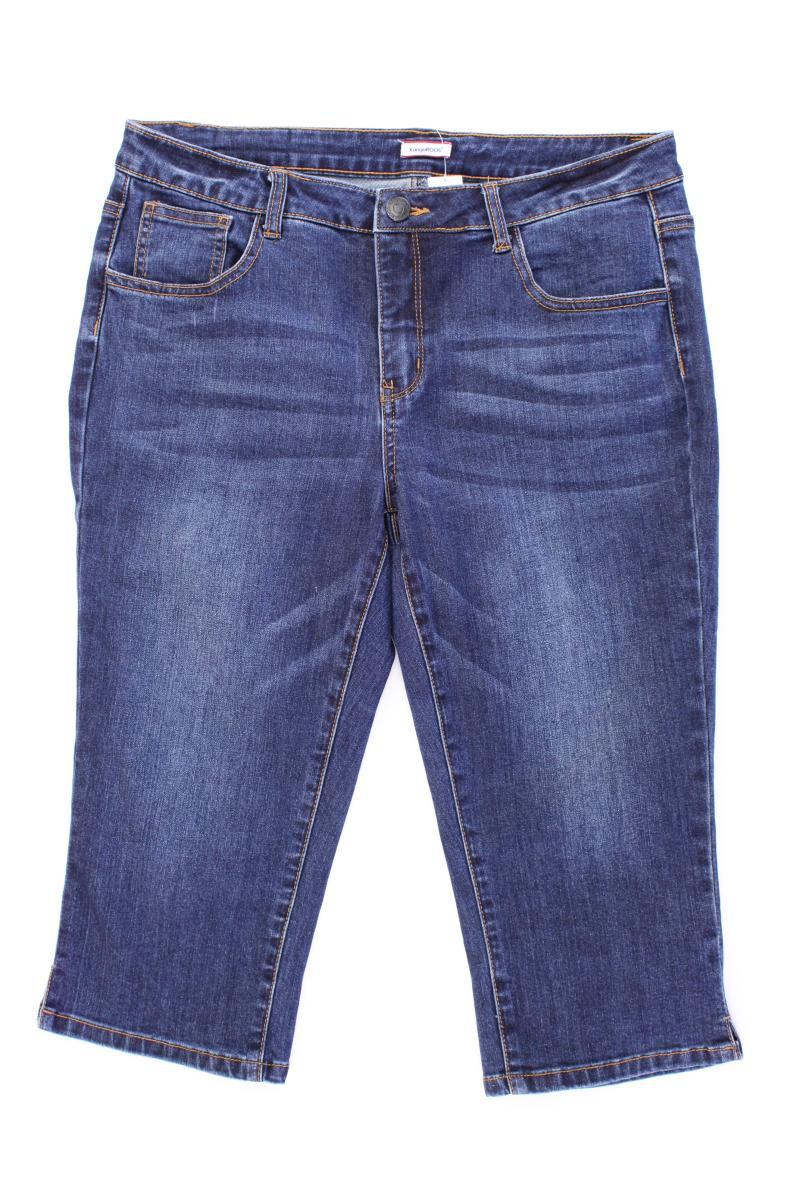 Kangaroos 3/4 Jeans Gr. 42 blau aus Baumwolle