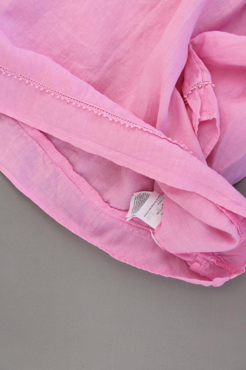 s.Oliver Leinenbluse Gr. 38 neuwertig 3/4 Ärmel mit Carmen-Ausschnitt pink