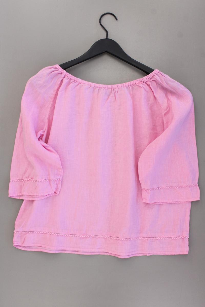 s.Oliver Leinenbluse Gr. 38 neuwertig 3/4 Ärmel mit Carmen-Ausschnitt pink