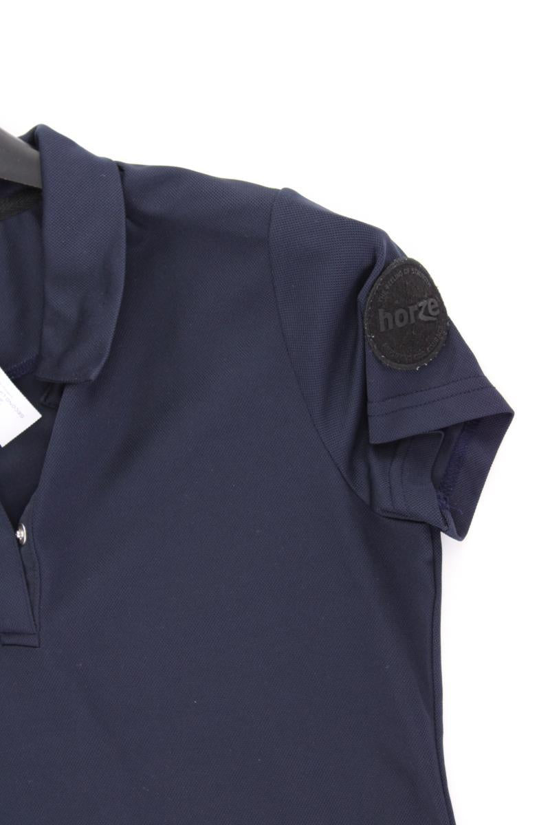 Horze Poloshirt Gr. 38 Kurzarm blau aus Polyester