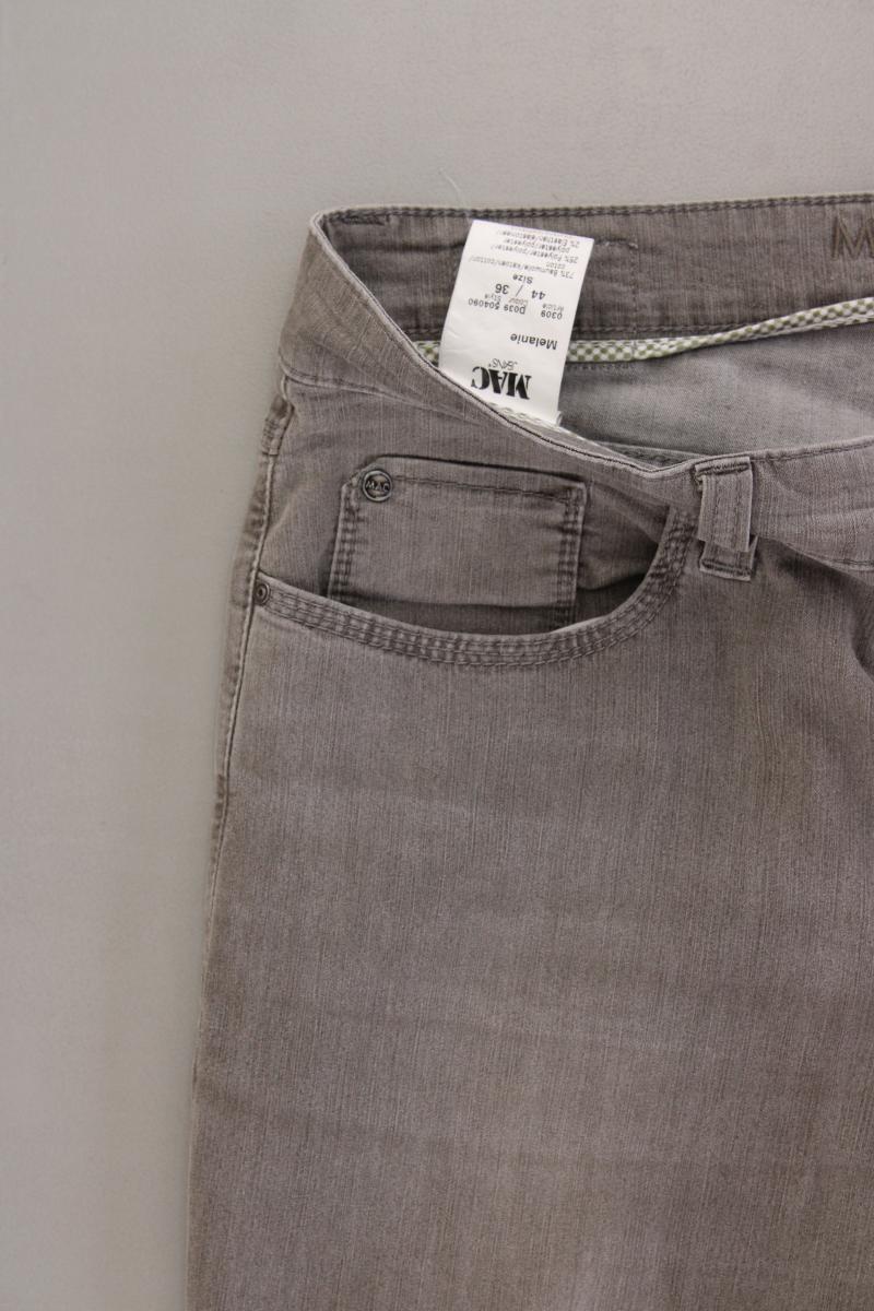 MAC Straight Jeans Gr. 44/L36 grau aus Baumwolle