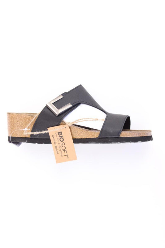 Biosoft Sandalen Gr. 40 neu mit Etikett schwarz aus Kunstleder
