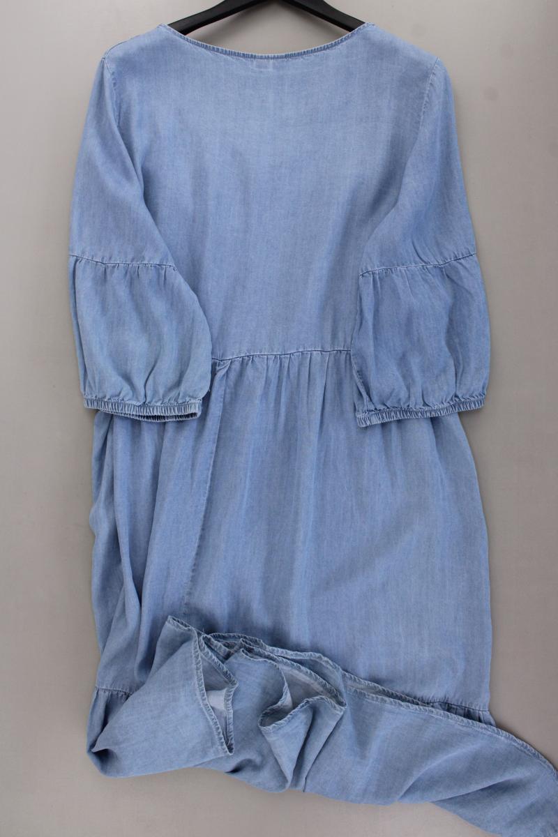 Laura Torelli Kleid Gr. XL 3/4 Ärmel blau