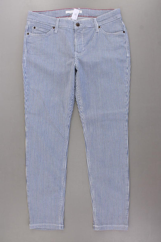 MAC Hose Gr. 44/L28 gestreift Modell Clean blau aus Baumwolle