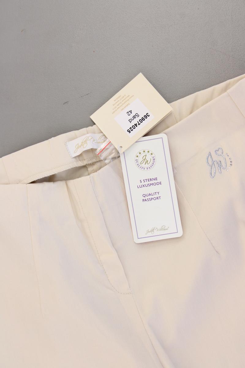 Judith Williams Stretchhose Gr. Kurzgröße 42 neu mit Etikett creme aus Viskose