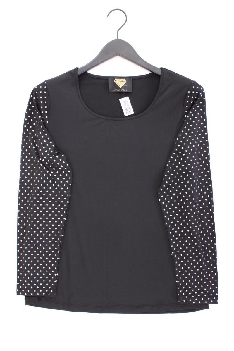 Sarah Kern Longsleeve-Shirt Gr. 44 neuwertig Langarm schwarz aus Polyester