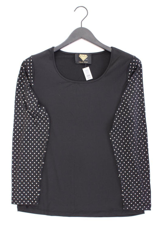 Sarah Kern Longsleeve-Shirt Gr. 44 neuwertig Langarm schwarz aus Polyester
