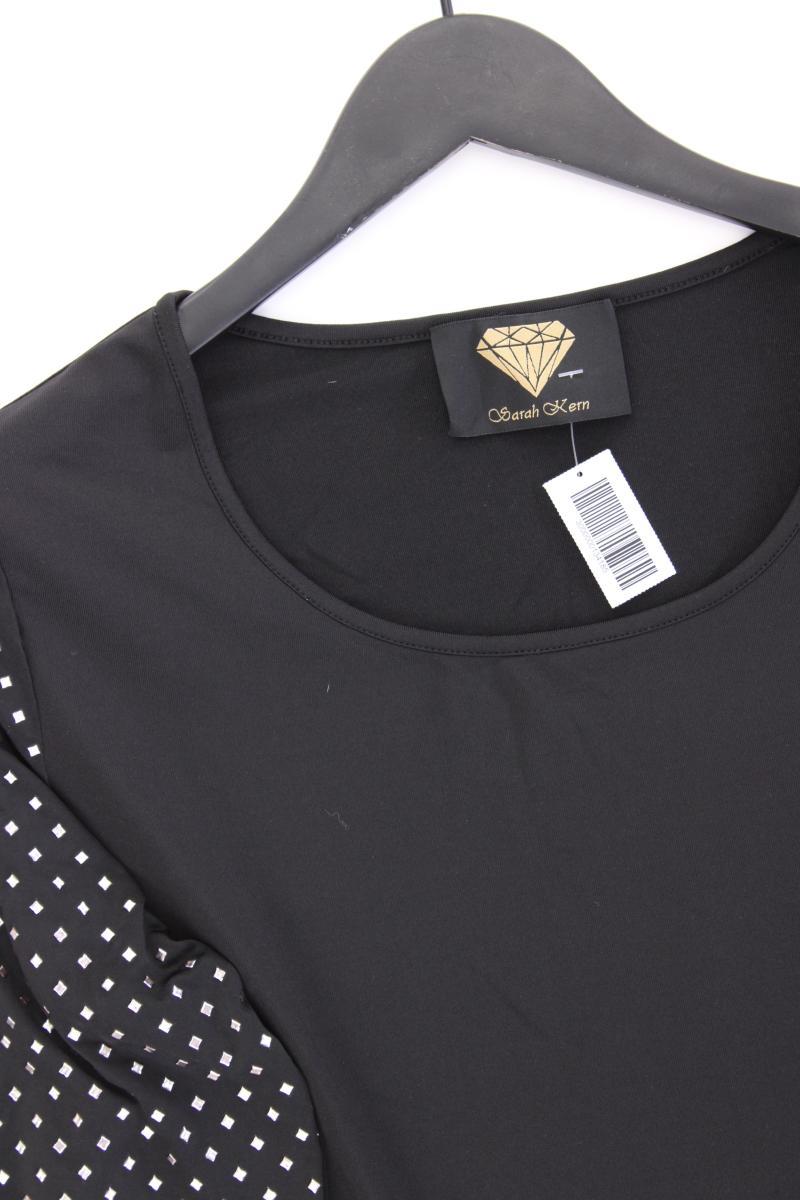 Sarah Kern Longsleeve-Shirt Gr. 44 neuwertig Langarm schwarz aus Polyester