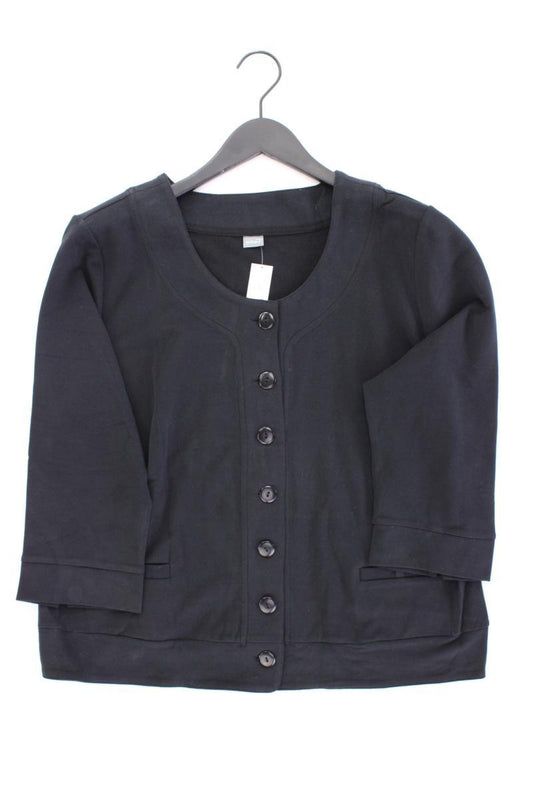 Privacy by Madeleine Classic Cardigan Gr. 46 3/4 Ärmel schwarz aus Baumwolle