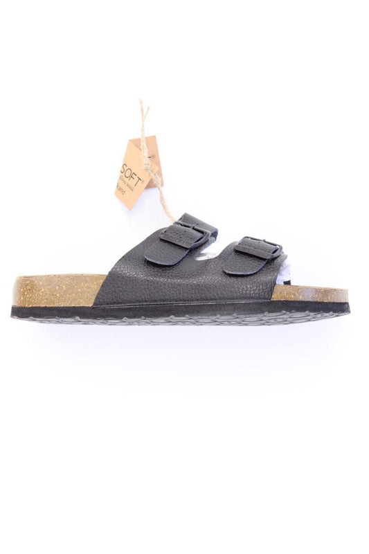 Biosoft Sandalen Gr. 37 neu mit Etikett schwarz aus Kunstleder
