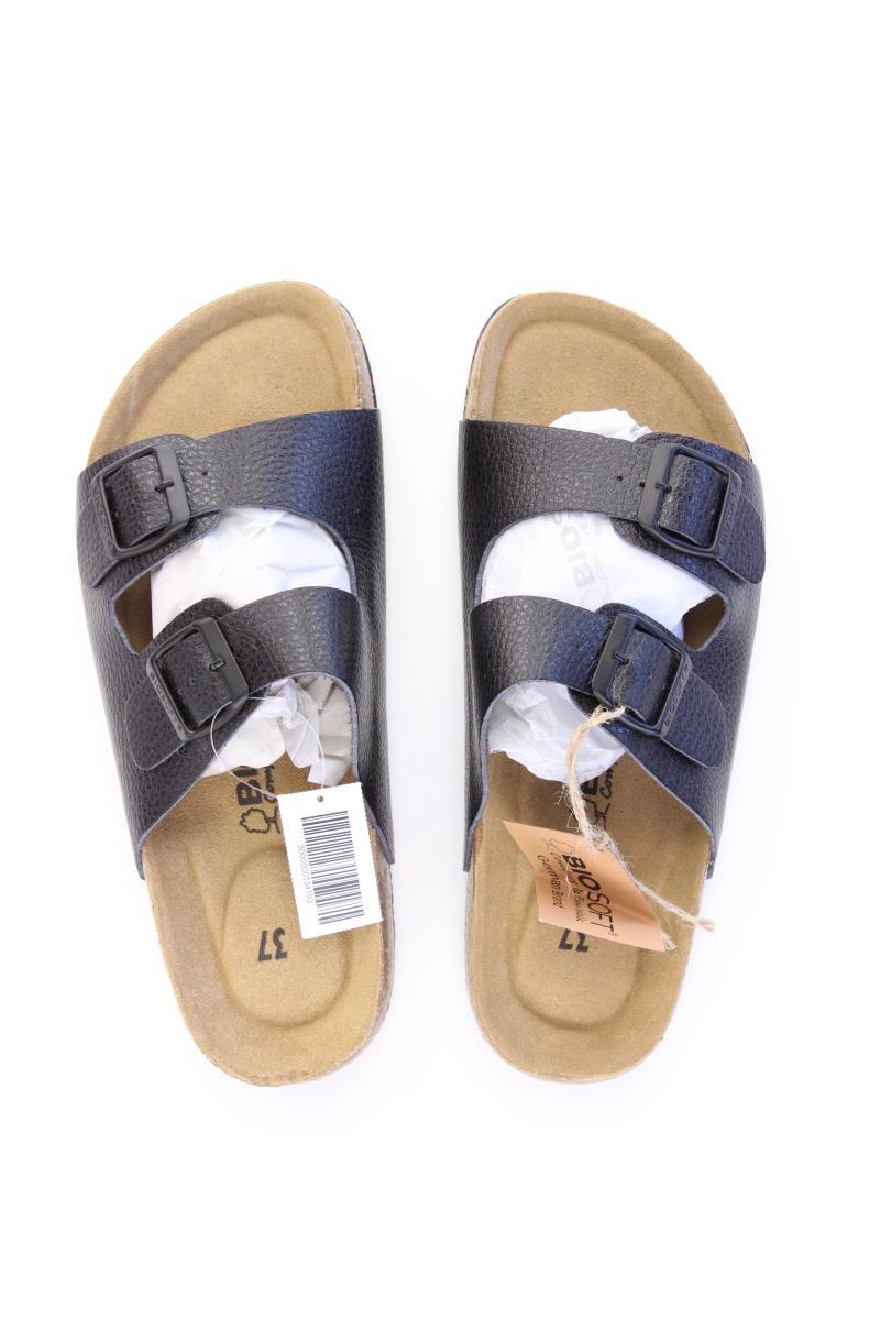 Biosoft Sandalen Gr. 37 neu mit Etikett schwarz aus Kunstleder