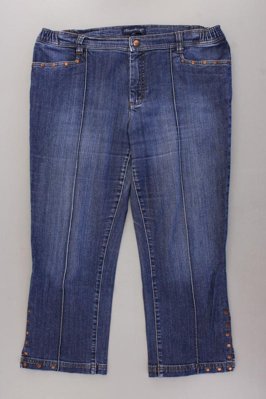 Ricarda M. 7/8 Jeans Gr. 44 mit Nieten blau aus Baumwolle